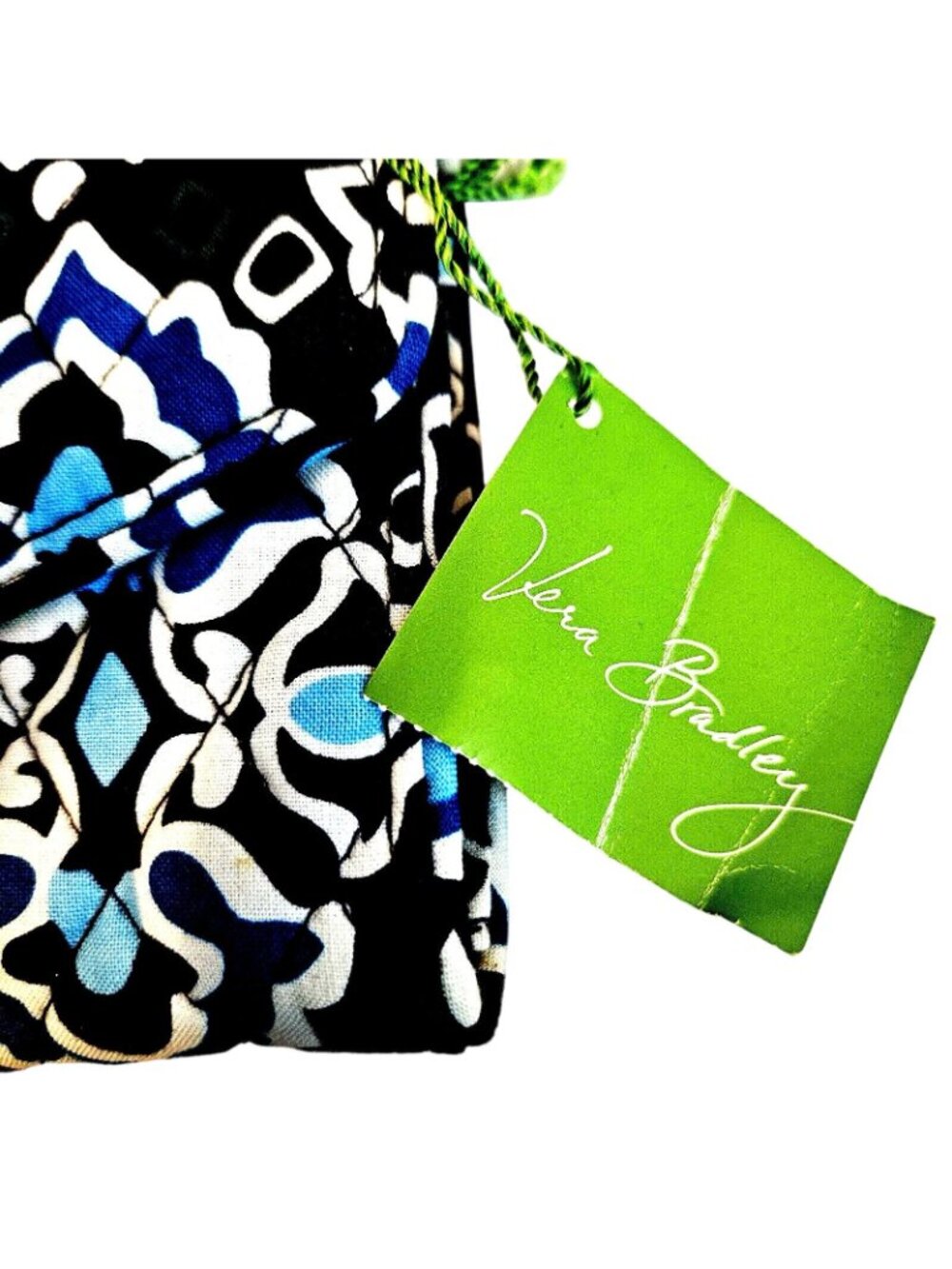 Vera Bradley Ink Blue Your Turn Lock Smartphone Wristlet Wallet 13945-164 New - Picture 2 of 3